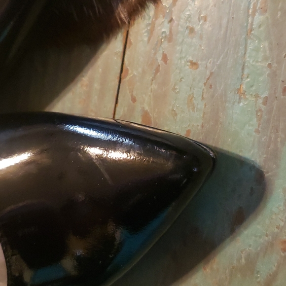 Sexy black patent leather heels size 8 by Studios 9 new - comes in original box - Picture 6 of 9